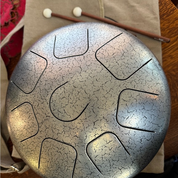 Silver Steel Tongue Drum - Picture 2 of 2